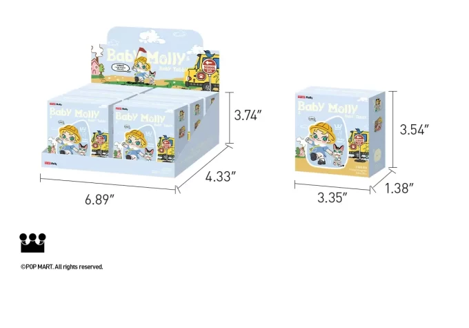 Baby Molly & Baby Tabby-serien – Blindboks med kjøleskapsmagnet