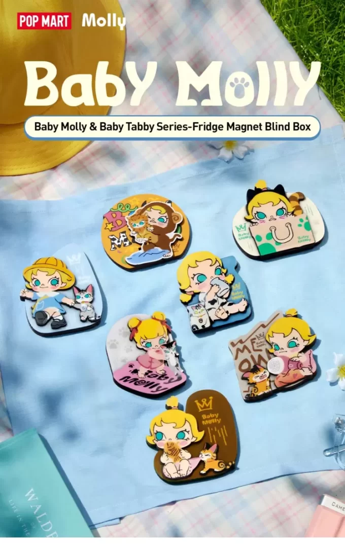 Baby Molly & Baby Tabby-serien – Blindboks med kjøleskapsmagnet