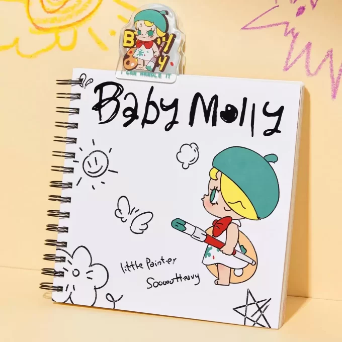 Baby Molly da jeg var tre!-serien – skissebok