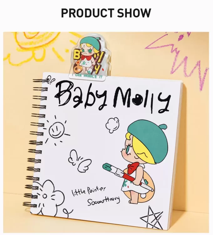 Baby Molly da jeg var tre!-serien – skissebok