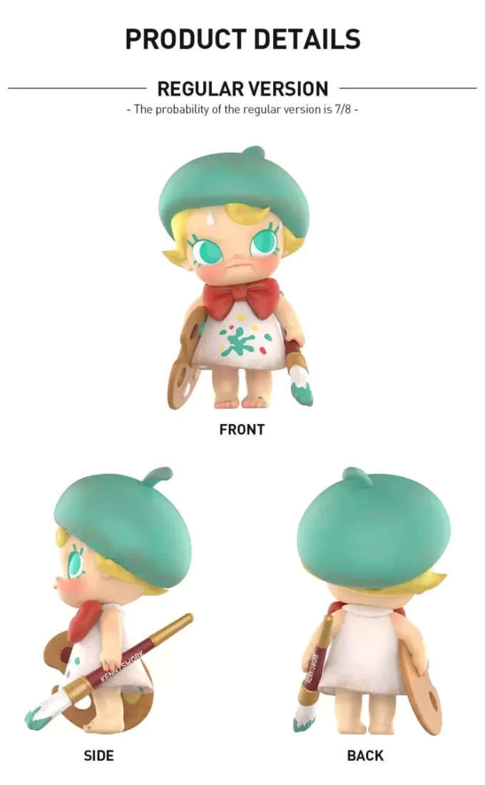 Baby Molly Future Painter-figur