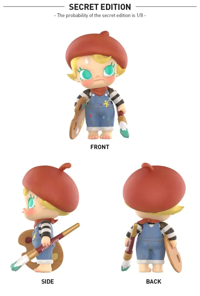Baby Molly Future Painter-figur