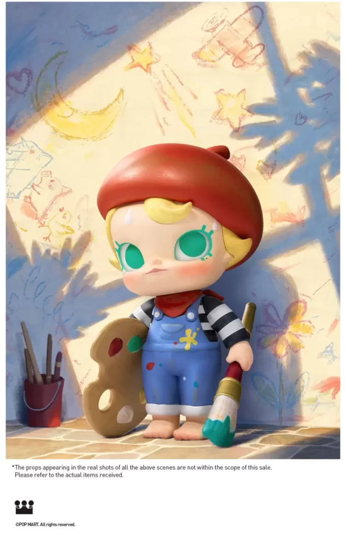 Baby Molly Future Painter-figur