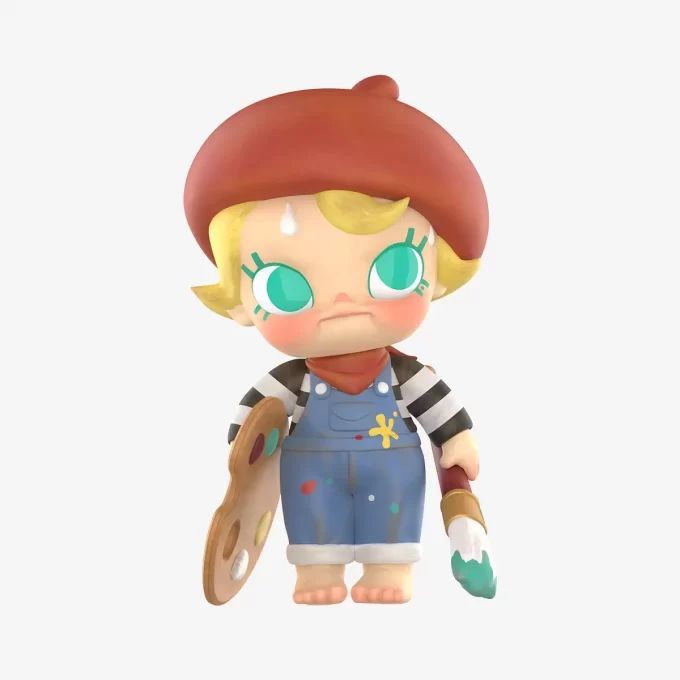 Baby Molly Future Painter-figur
