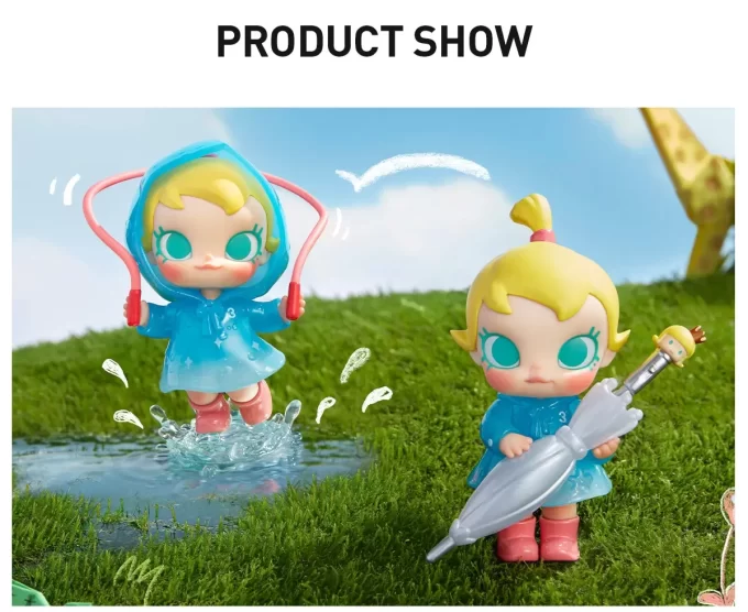 Baby Molly morsom regnværsfigur