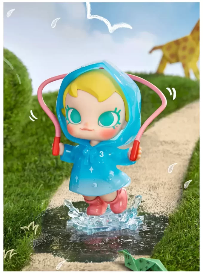 Baby Molly morsom regnværsfigur