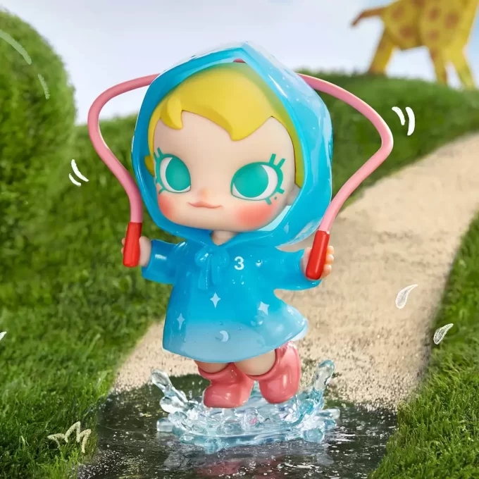 Baby Molly morsom regnværsfigur