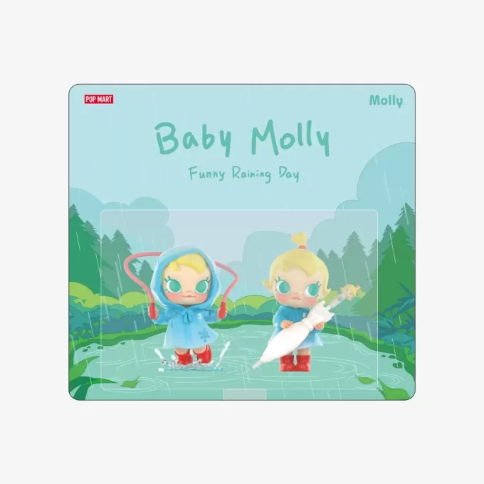 Baby Molly morsom regnværsfigur
