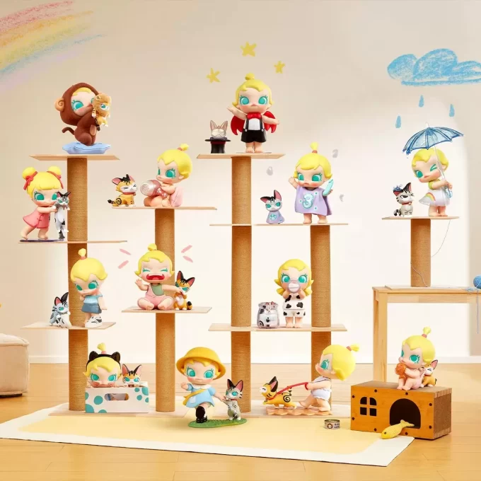 Baby Molly og Baby Tabby-seriens figurer