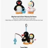 Baby Molly × Pingu Happy Fishing-serien – vinylplysjanheng – blindboks