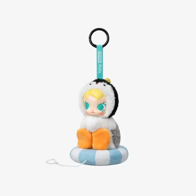 Baby Molly × Pingu Happy Fishing-serien – vinylplysjanheng – blindboks