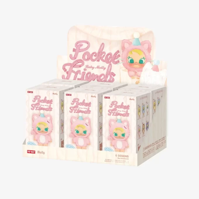Baby Molly Pocket Friends-serien – Vinylplysj-anheng, blindboks