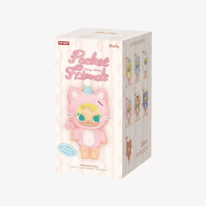 Baby Molly Pocket Friends-serien – Vinylplysj-anheng, blindboks