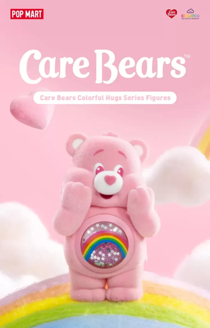 Care Bears fargerike klemmer-serien figurer