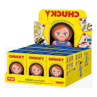 Chucky-seriens figurer i forseglet etui (9 blinde esker)