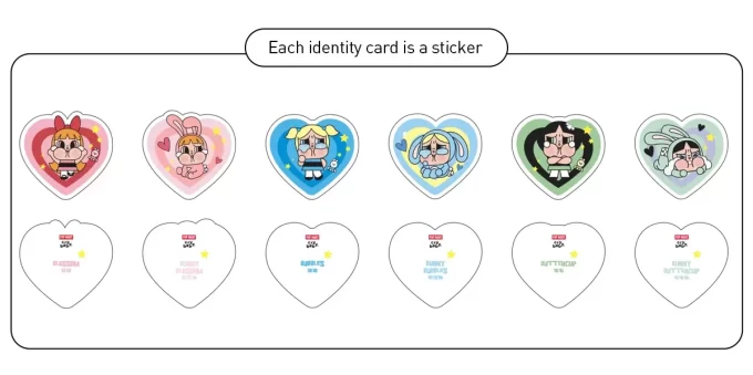CRYBABY× Powerpuff Girls-serien – Kortholder Blindboks