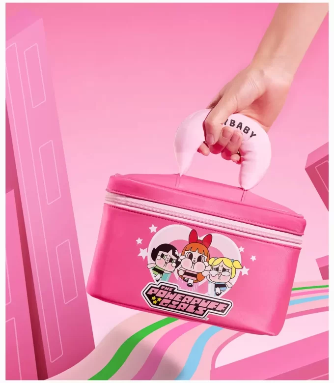 CRYBABY × Powerpuff Girls-serien – Kosmetikkveske