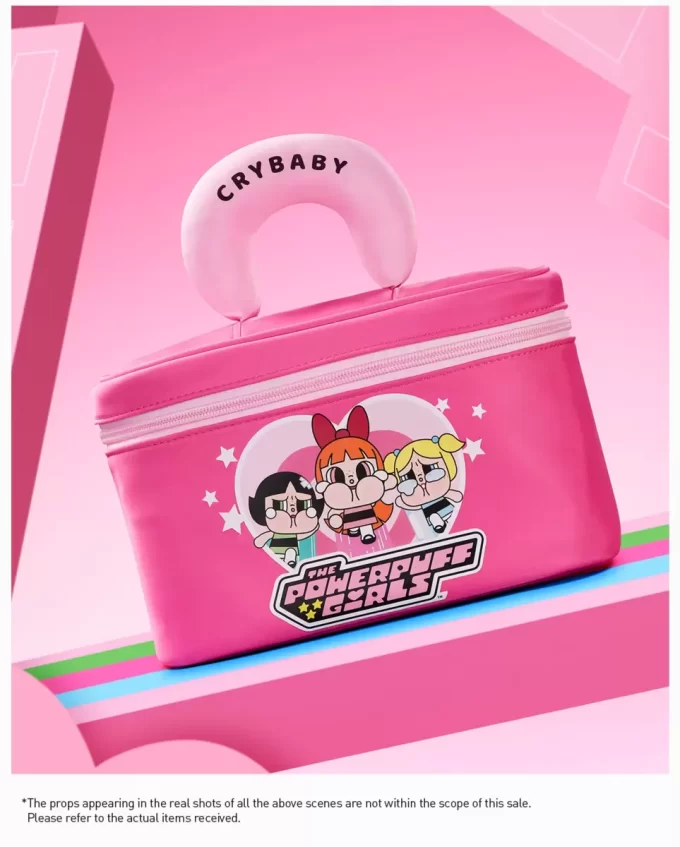 CRYBABY × Powerpuff Girls-serien – Kosmetikkveske