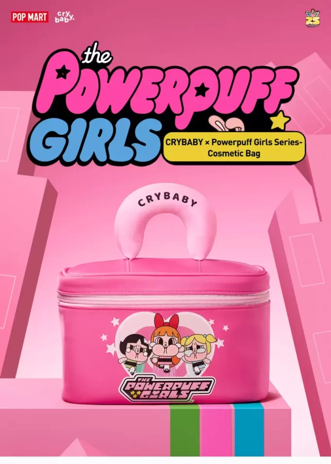 CRYBABY × Powerpuff Girls-serien – Kosmetikkveske