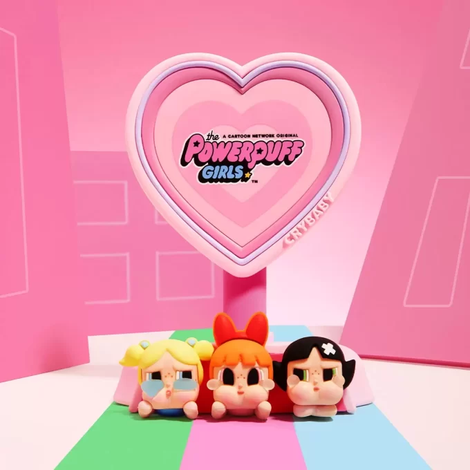 CRYBABY × Powerpuff Girls-serien – Mobiltelefonbrakett