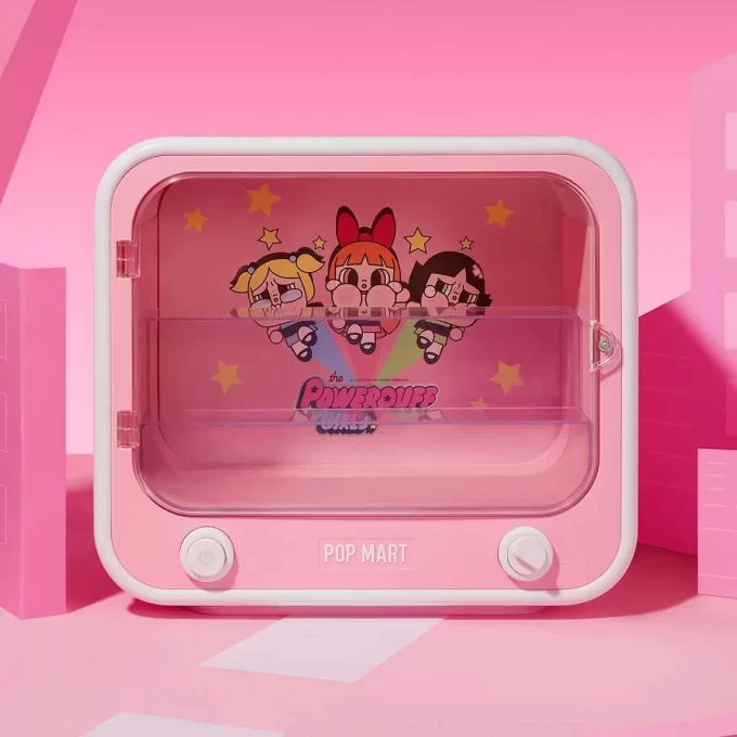 CRYBABY × Powerpuff Girls-serien – TV-sett med lysende utstillingsbeholder