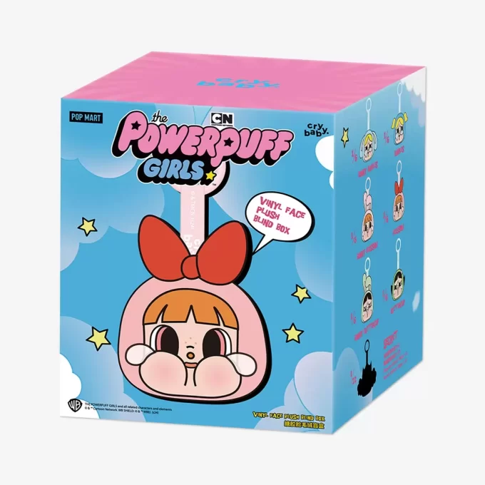 CRYBABY × Powerpuff Girls-serien – Vinylansikt Plysjboks