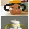CRYBABY Sad Club-serien – Keramisk kopp (brun)
