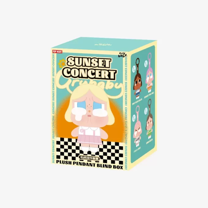 CRYBABY Sunset Concert-serien – plysj anhengsboks til blind
