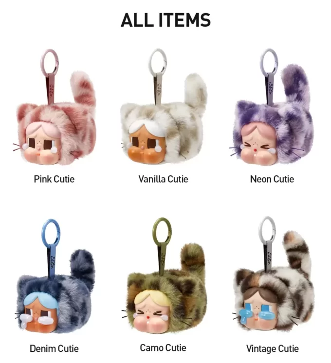 CRYBABY Wild But Cutie-serien – Vinylplysjanheng Blindboks