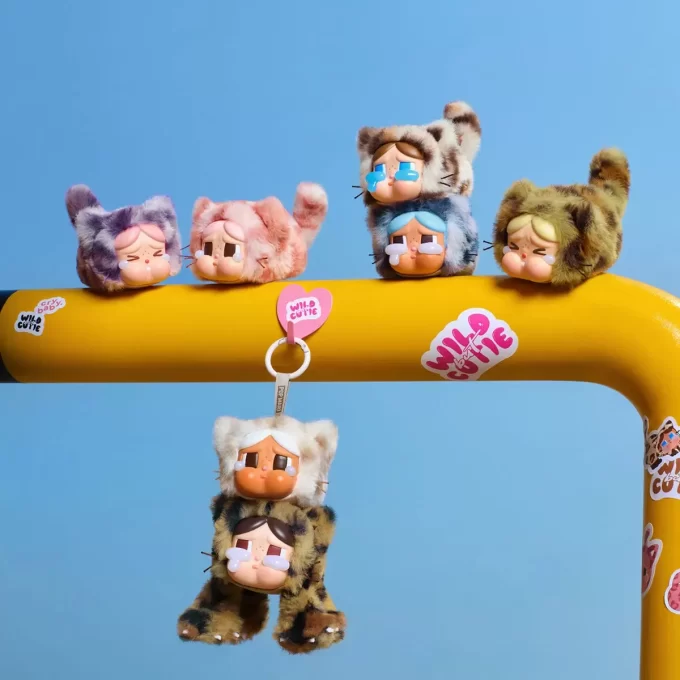 CRYBABY Wild But Cutie-serien – Vinylplysjanheng Blindboks