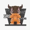 Digimon Adventure kjøleskapsmagnetseriefigurer