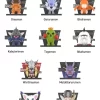 Digimon Adventure kjøleskapsmagnetseriefigurer