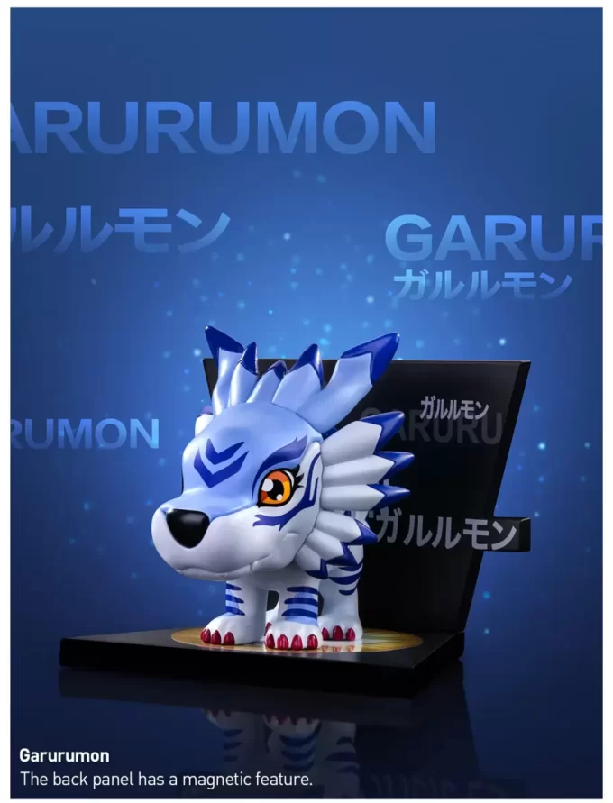 Digimon Adventure kjøleskapsmagnetseriefigurer