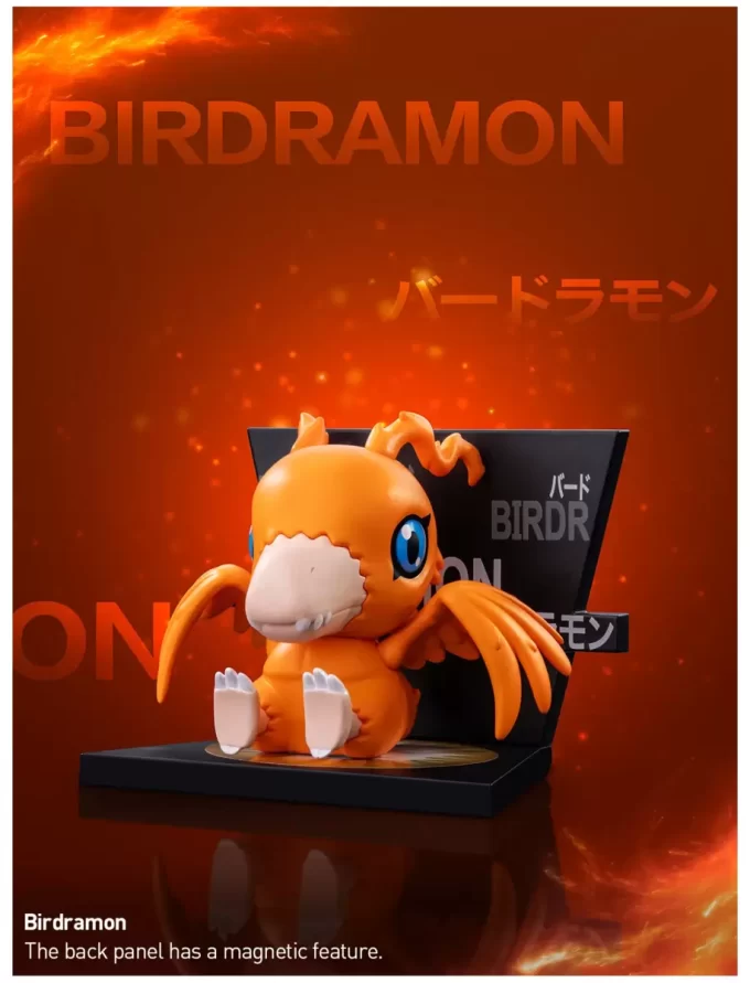 Digimon Adventure kjøleskapsmagnetseriefigurer