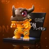 Digimon Adventure kjøleskapsmagnetseriefigurer