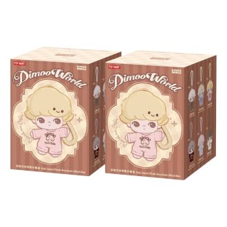 Dimoo Crush on Coffee Plysjnøkkelring Forseglet Etui (2 Blindbokser)