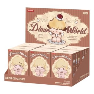 Dimoo Crush on Coffee Plysjnøkkelring Forseglet Etui (6 Blindbokser)