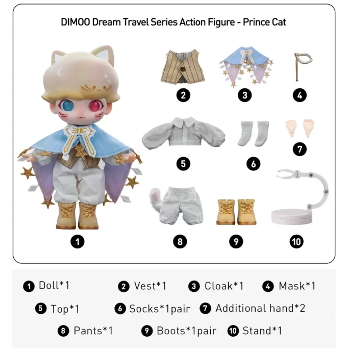 DIMOO Dream Travel-serien actionfigur