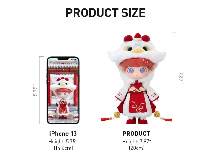 DIMOO Lykkebringende Løve 1/8 Actionfigur