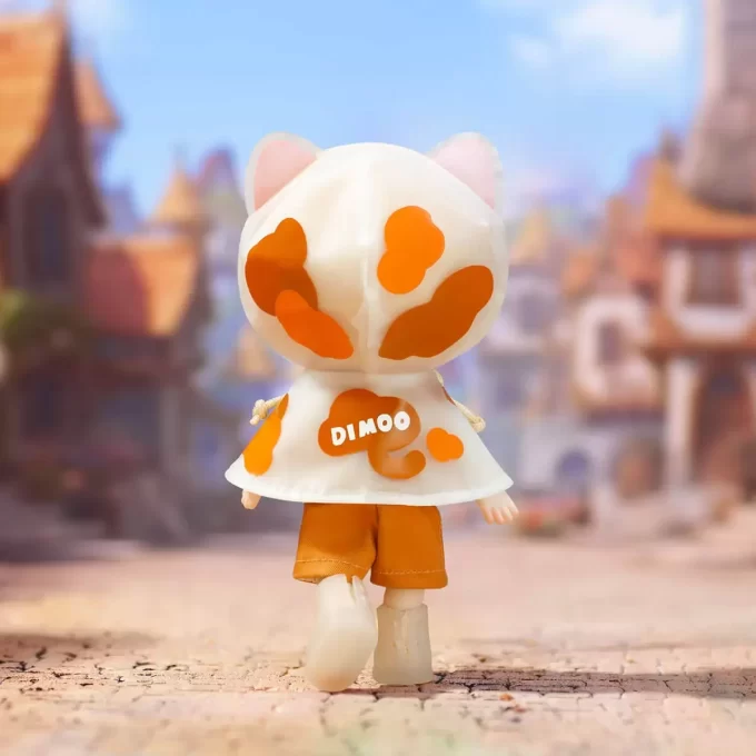 DIMOO Regnfrakk Katt Actionfigur