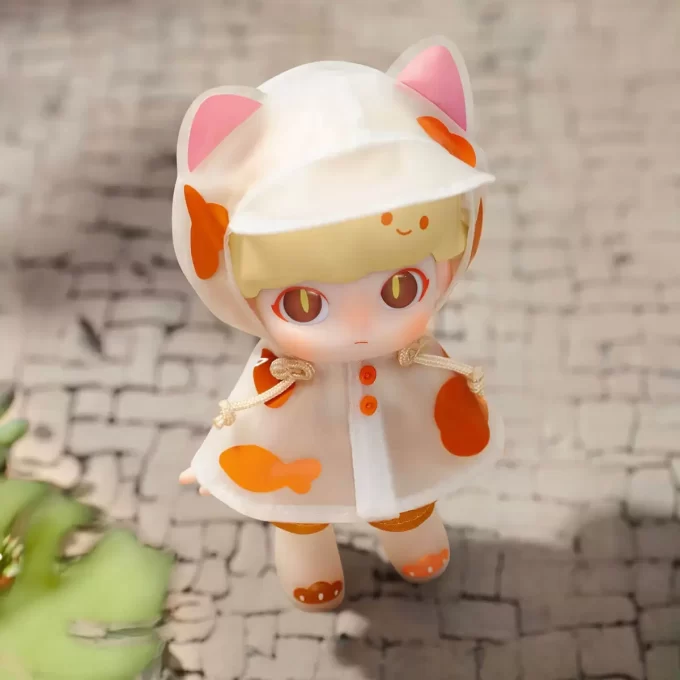 DIMOO Regnfrakk Katt Actionfigur