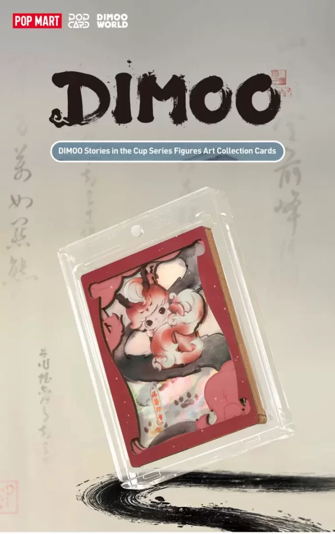 DIMOO Stories In The Cup-serien Figurer Kunstsamlingskort
