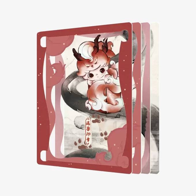 DIMOO Stories In The Cup-serien Figurer Kunstsamlingskort