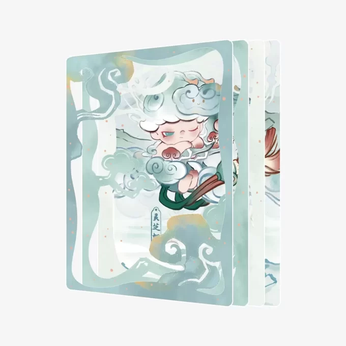 DIMOO Stories In The Cup-serien Figurer Kunstsamlingskort