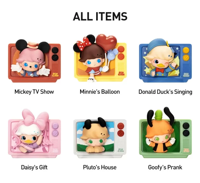 DIMOO WORLD × DISNEY-serien – kjøleskapsmagnet til blindboks