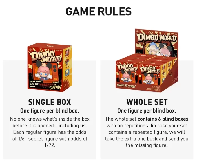 DIMOO WORLD × DISNEY-serien – kjøleskapsmagnet til blindboks