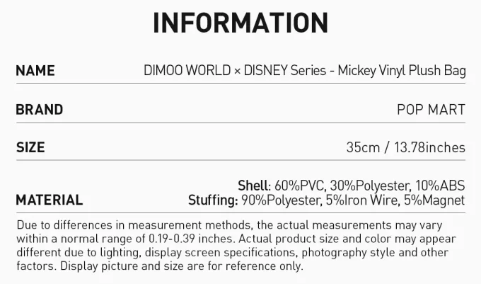 DIMOO WORLD × DISNEY-serien – Mikke Mus i vinyl