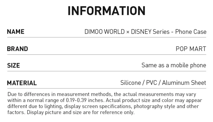 DIMOO WORLD × DISNEY-serien – Mobildeksel
