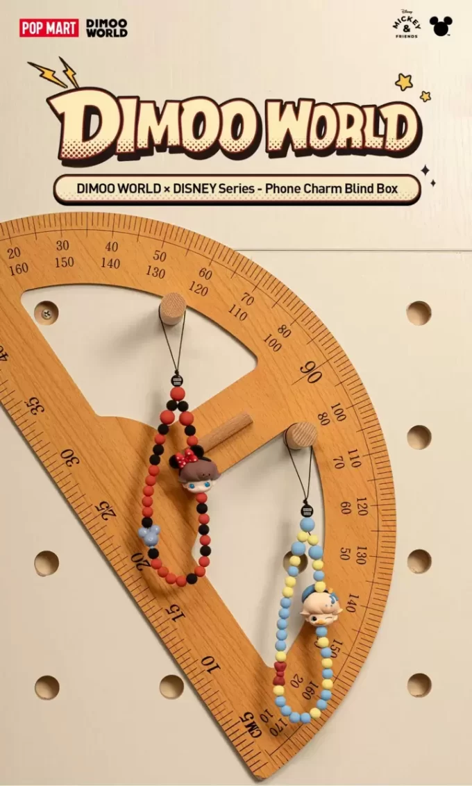 DIMOO WORLD × DISNEY-serien – Mobiltelefonsnor – Blindboks