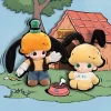 DIMOO WORLD × DISNEY-serien – vinylplysjnøkkelring – blindboks